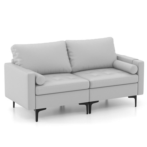 Costway modern leathaire - modern,