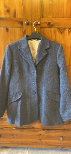Tweed show jacket blue ladies - tweed,