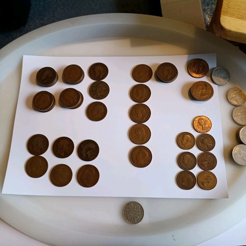 Antique british coins 1907 - antique,