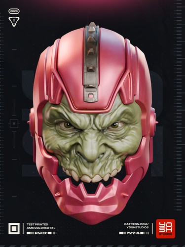 Trapjaw helmet printed - trapjaw,