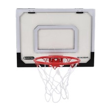 Heavy Duty Full Size Red Basketball Hoop Rim and Net Indoor Outdoor Wall Mounted