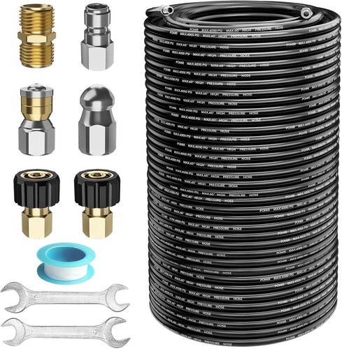 200ft sewer jetter - 200ft, nozzles