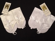 GIRLS WHITE IVORY FINGERLESS SATIN GLOVES HOLY COMMUNION FLOWER GIRL BRIDESMAIDS