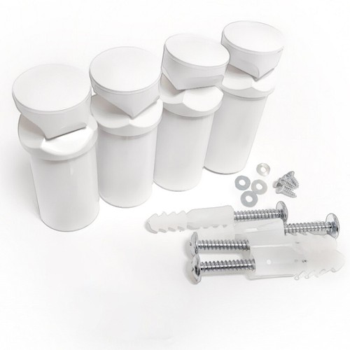 White brackets for heated - brackets,