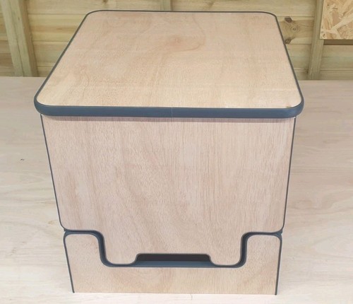 Campervan toilet storage box - toilet,