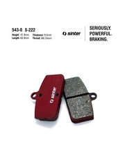Sinter kart brake pads S-222