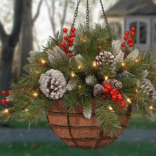 Artificial christmas hanging - artificial,