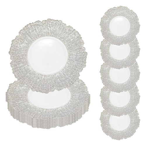 Glass charger plates christmas - charger,