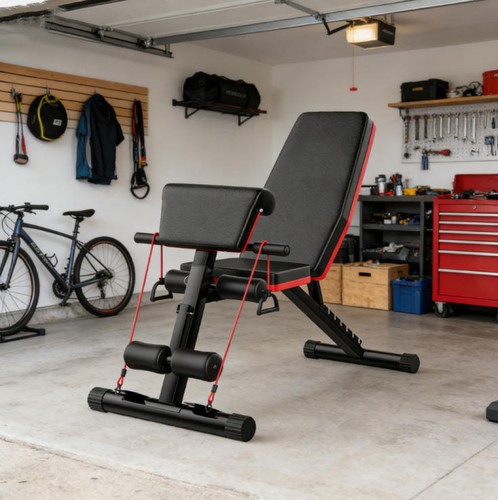 Foldable dumbbell bench - foldable,