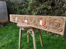 Old Oak Gothic Carved Tracery