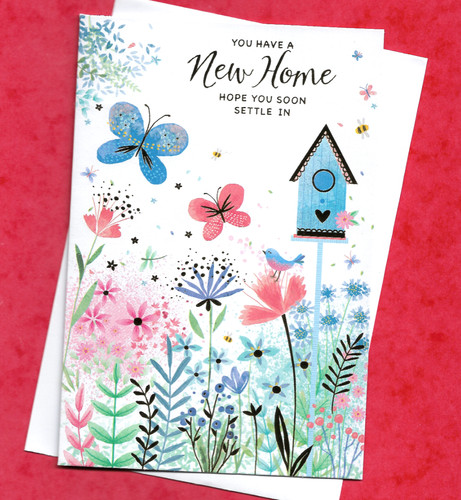 New home card hope you - new,