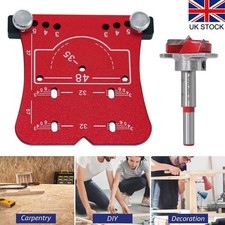 35mm Hinge Jig Drill Guide Wood Hole Kitchen Door Cupboard Drill Locator Tool