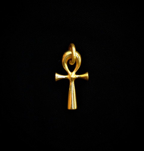 Ankh pure solid 24ct gold - ankh,