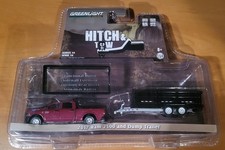 1/64 greenlight hitch & tow dodge ram + trailer "UK SELLER" 