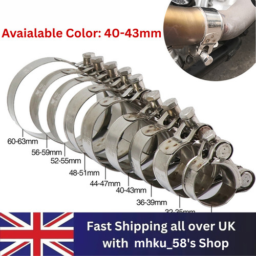 Motorcycle exhaust clamp - motorcycle,