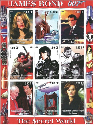 James bond 007 2001 mnh - bond,
