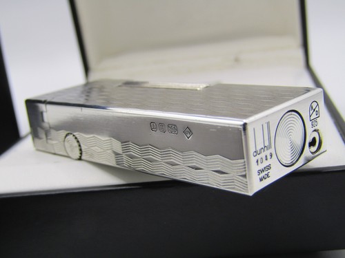 Dunhill solid silver rollagas - solid,