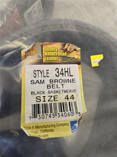 Sam browne belt size 44 - browne, 44"