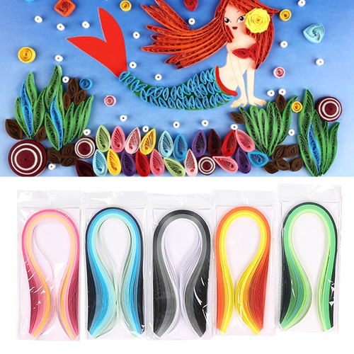 Quilling paper kit 15pcs - paper,