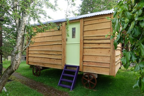 Newly built shepherds hut - shepherds,