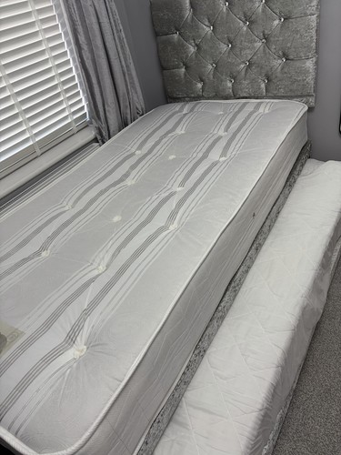 Single bed with pull - single, pull-out