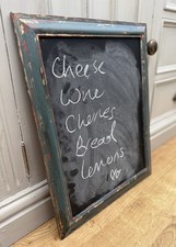 Vintage Painted Wooden Blue