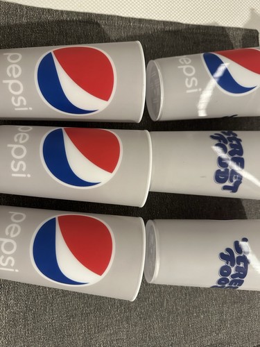 Pepsi logo plastic cups - cups, set