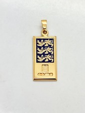 9ct Yellow Solid Gold 3-Lions