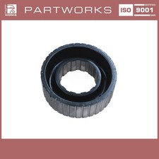 Rubber bearing transaxle shaft