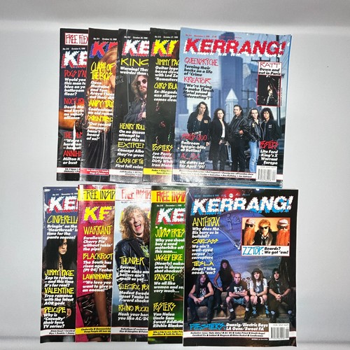 Vintage kerrang magazine - vintage, kerrang!