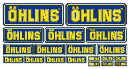 Sticker ohlins moto - sticker,