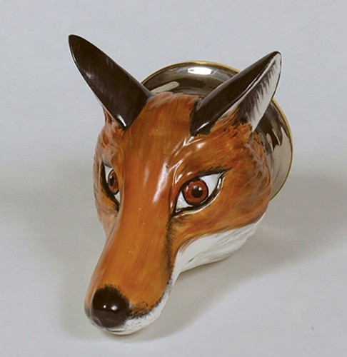 Red fox stirrup cup - fox,,