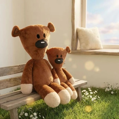 Bean teddy bear plush - mr,