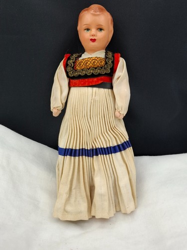 Vintage folk figure doll 25cm - figure,