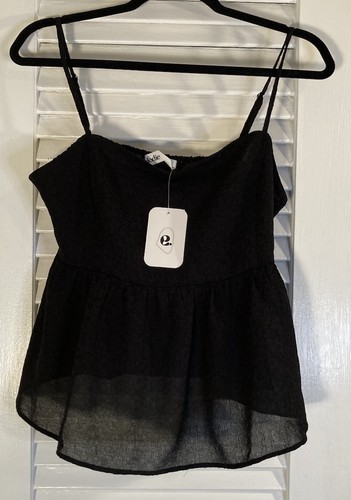 Elodie black sheer peplum - elodie,