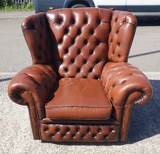 LEATHER CHESTERFIELD WING BACK