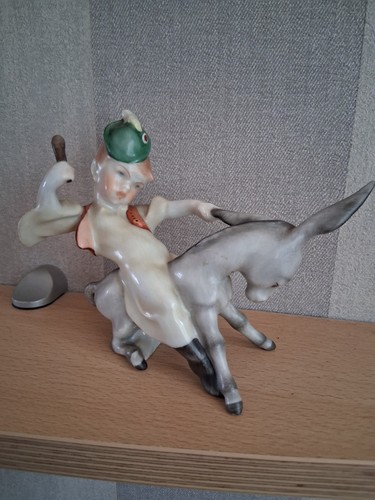 Herend donkey boy rider - boy,