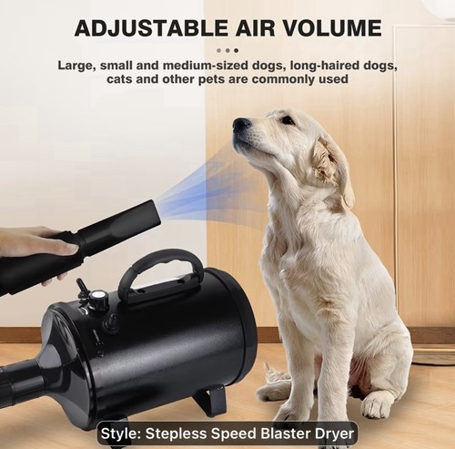 Dog hair dryer - hair, stepless