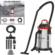 Industrial Vacuum Cleaner Hoover Wet & Dry Blow 6000W Powerful Bagless 20 Litre