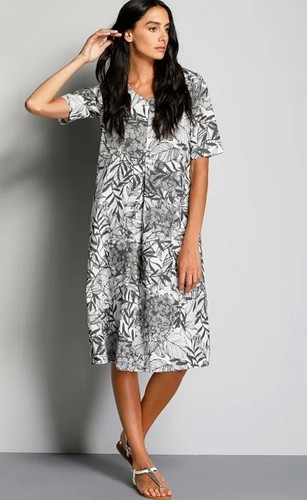 Grizas linen botanical print - linen,