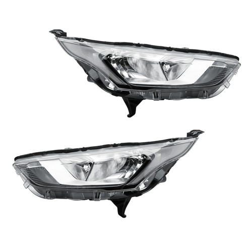 Pair headlight headlamp - headlight, black
