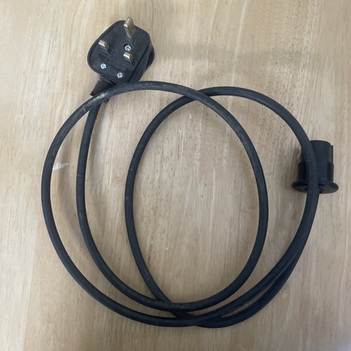 Vintage power lead and plug - power,