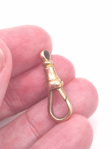 Antique 9ct rose gold albert - gold,