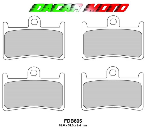 Pairs front brake pads - brake,
