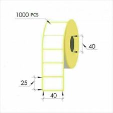  White Small Sticky Labels 40mm x 25mm Price Stickers Tags Blank Self Adhesive