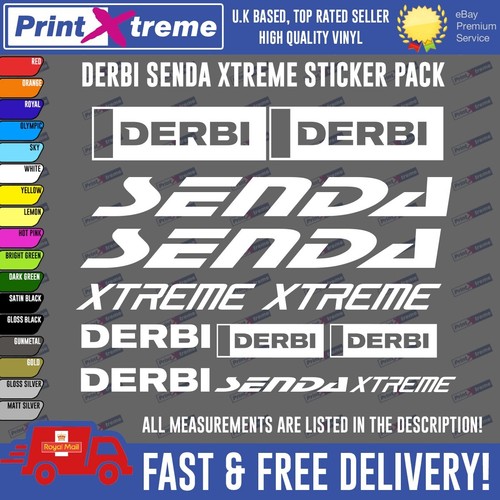 Derbi senda xtreme stickers - derbi,