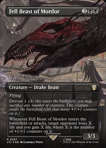 Fell beast mordor - beast,
