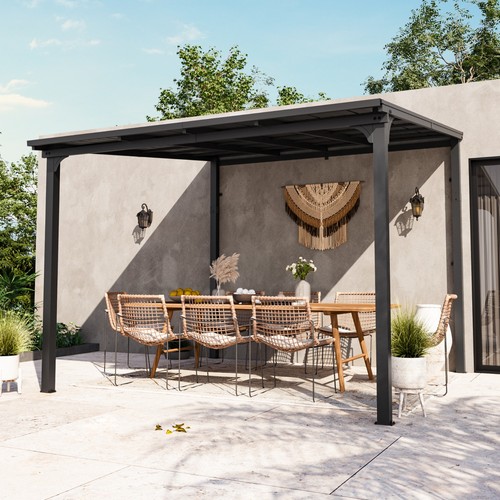 Wall mounted gazebo - mounted, galvanized
