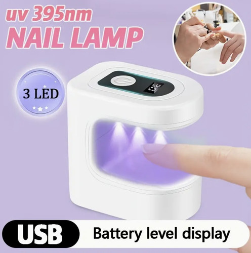 Mini portable nail lamp - nail,