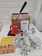 VEVOR Button Maker Machine, 24.5 mm (1 inch) Badge Punch Press Kit